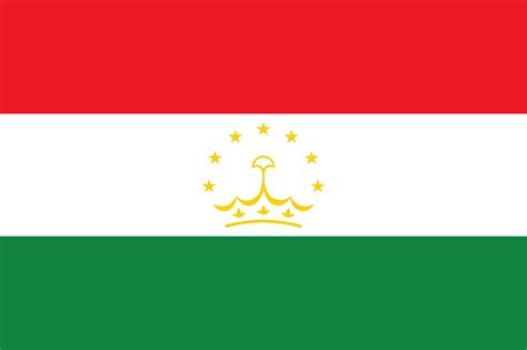 tajikistan flag printable